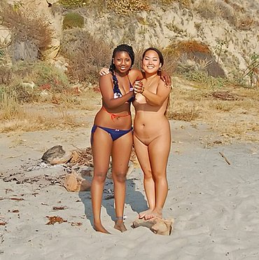 Nude beach shots