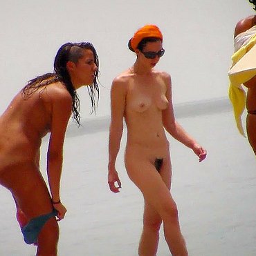 Tiny beach tits
