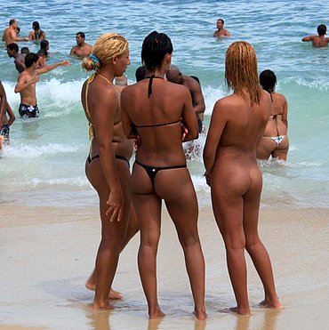 Hot milfs naked on the beach