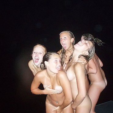 Family of nudists photos
