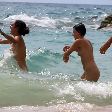 Young nudists
