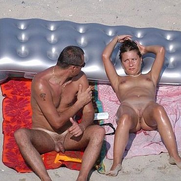 Twenty somethings on nude beach