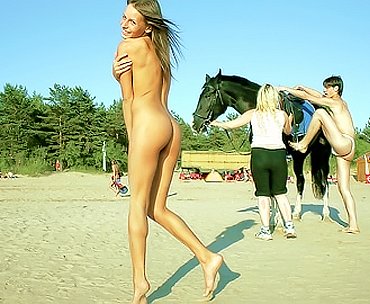 Mature outdoor nudists