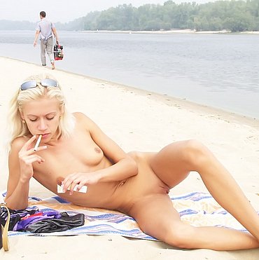 Fuck fest at nude beach