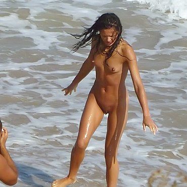 Rihanna nude on beach