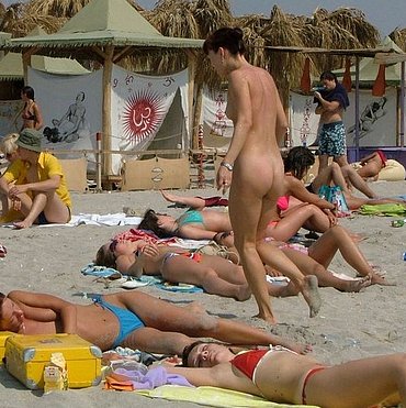 Hot babes at euro beaches