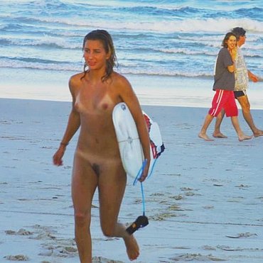 Models beach nude